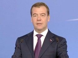 Паническое падение рынка вызвал премьер Медведев
